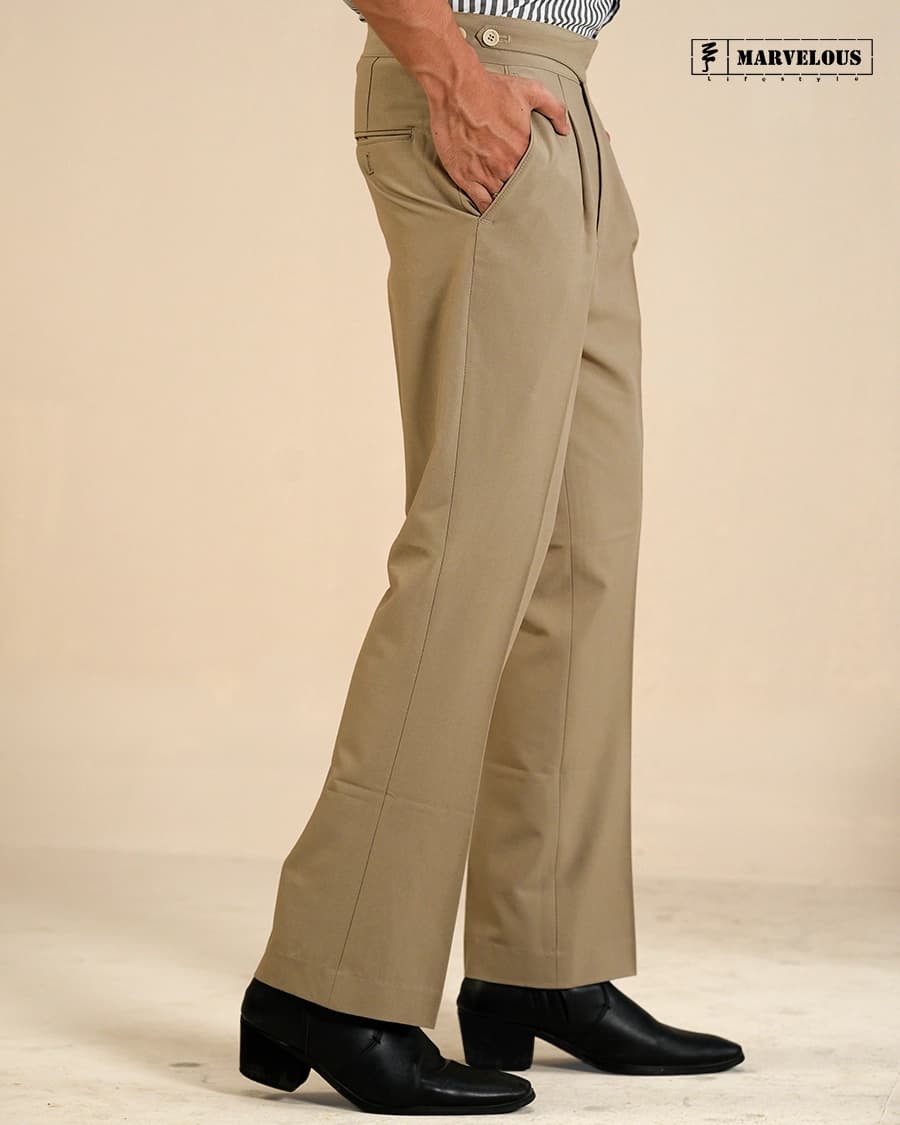 Marvelous Premium Bootcut Fit Gurkha Pant — Black
