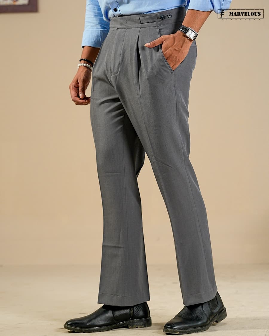 Marvelous Premium Bootcut Fit Gurkha Pant — Blue